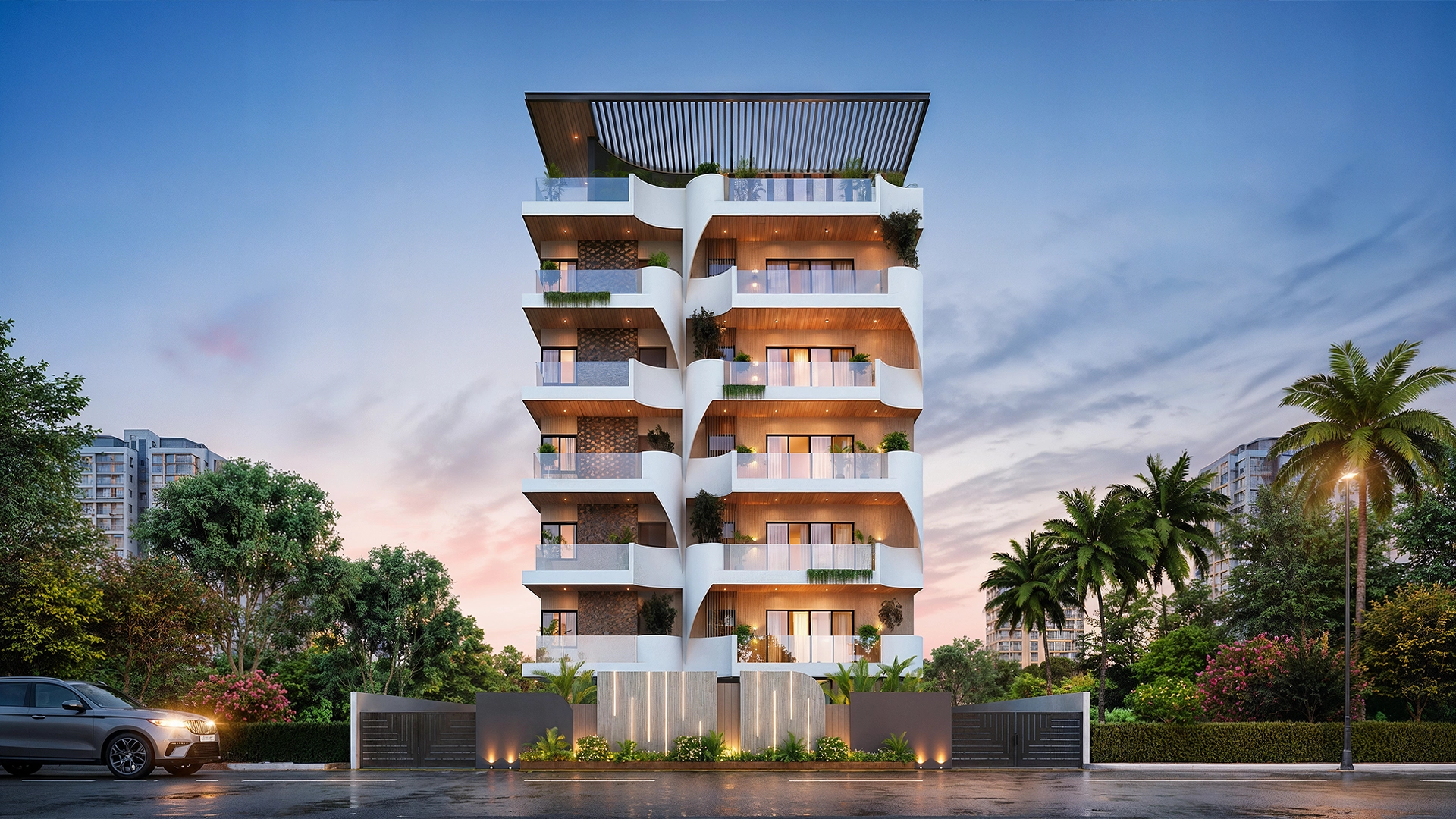 Siyal villa elevation