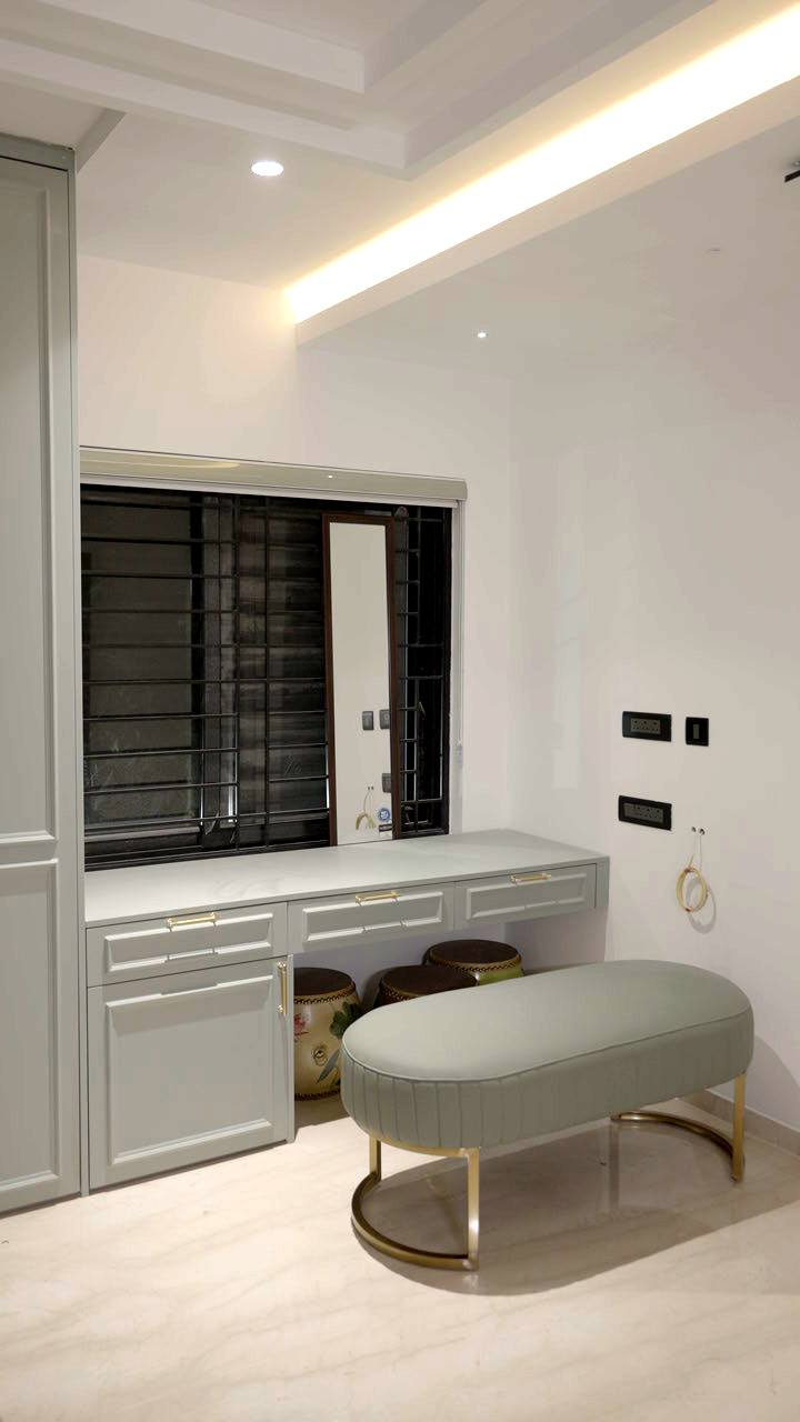 Dressing area interior